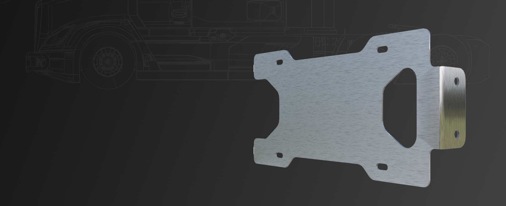 Porta Placas - Sencillo y Doble