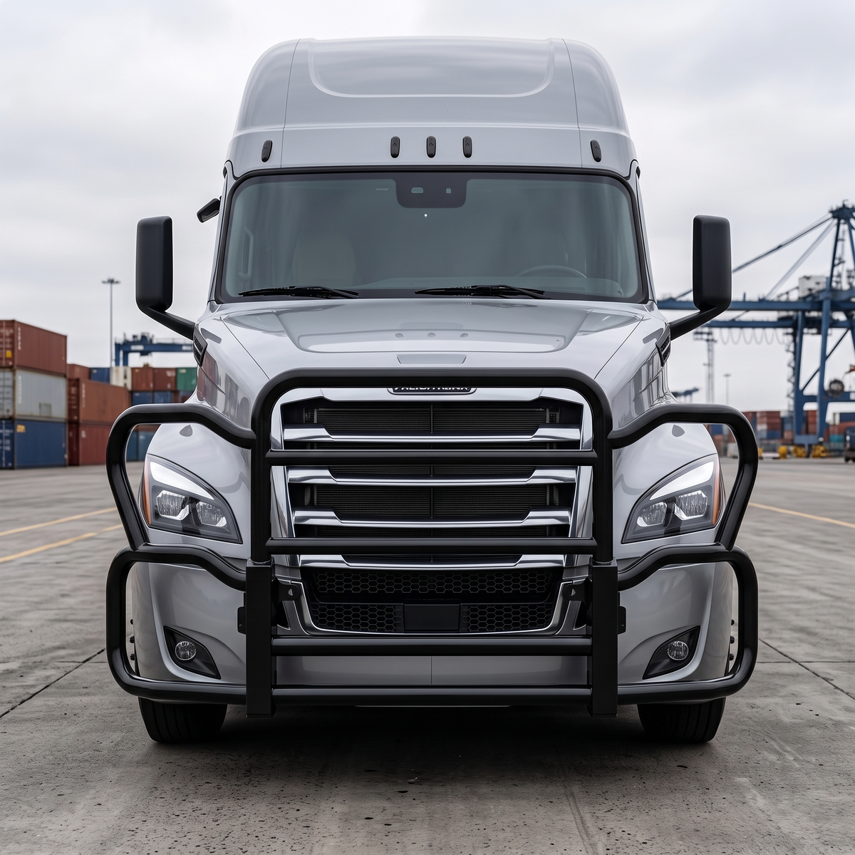 Kenworth T680 with black GOSS guard