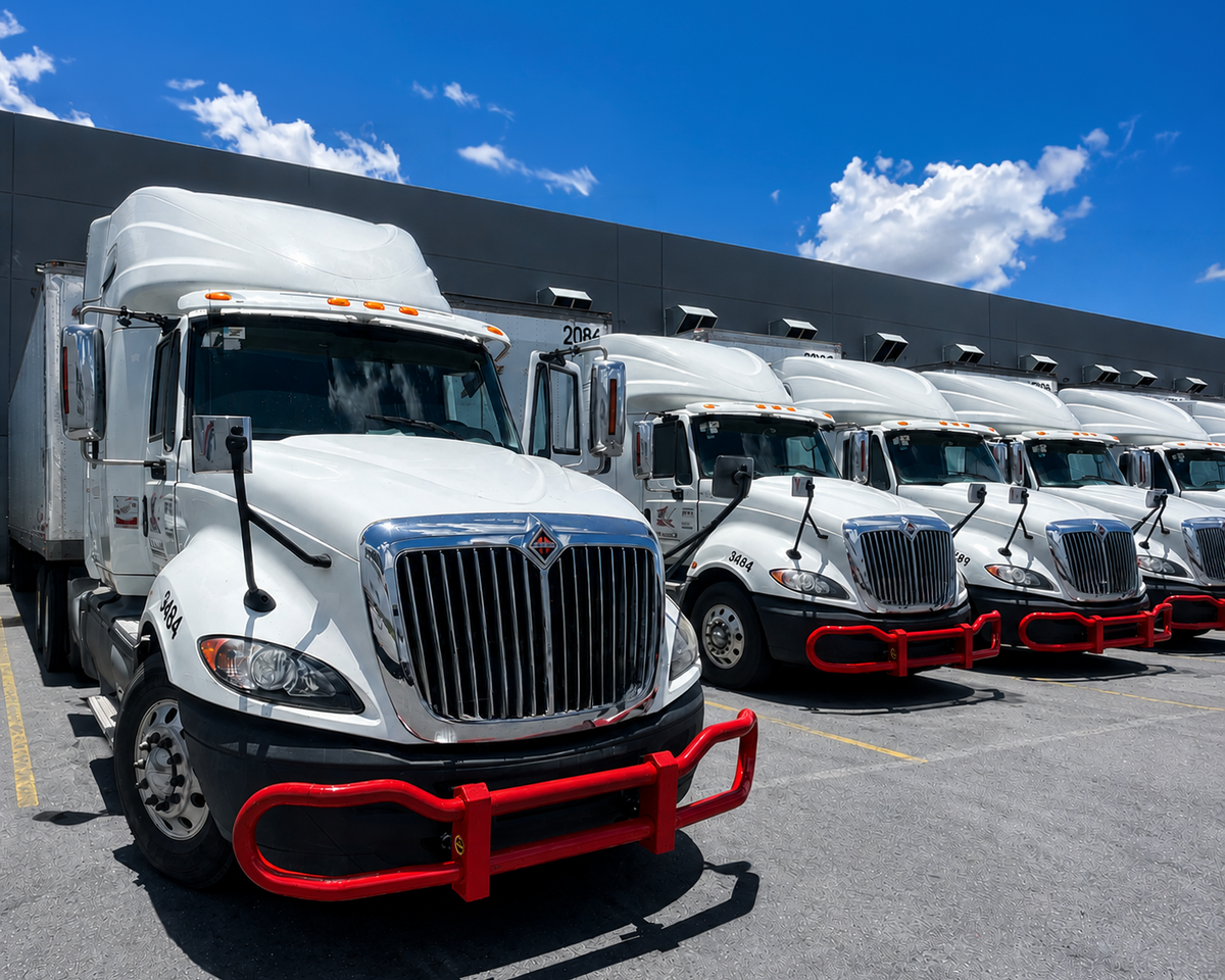 Kenworth T680 with black GOSS guard