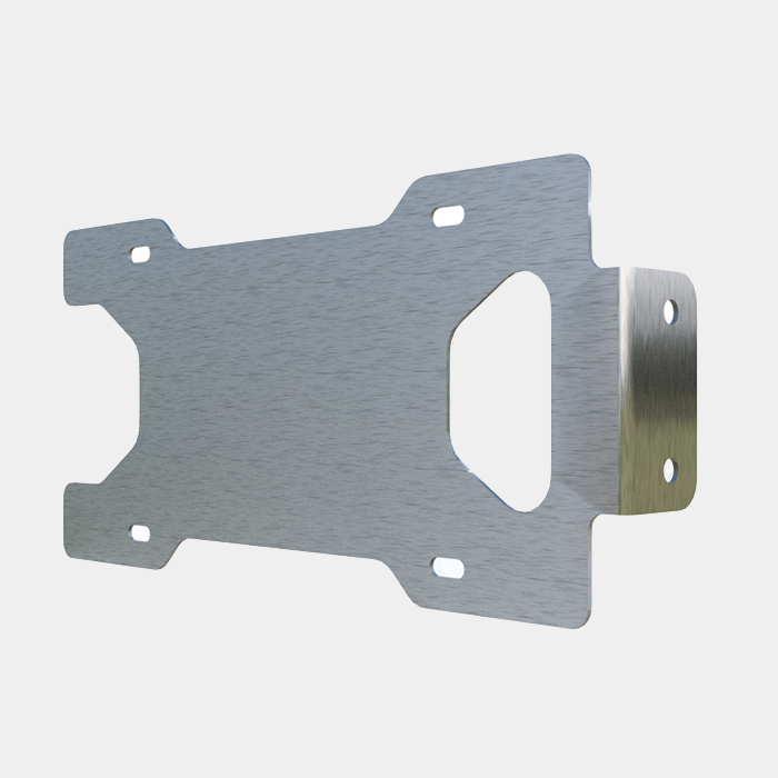 Porta Placas de Acero Inoxidable