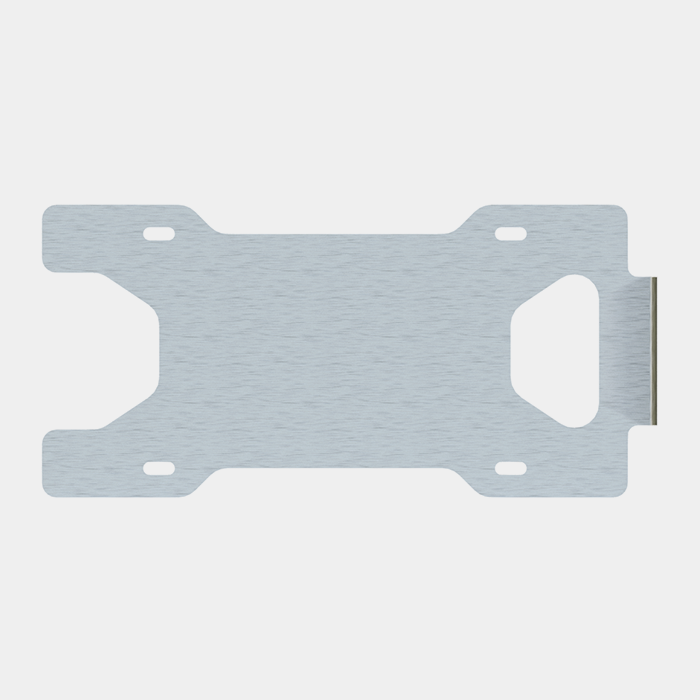 Porta Placas de Acero Inoxidable