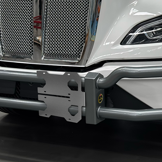 Porta Placas Doble de Acero Inoxidable