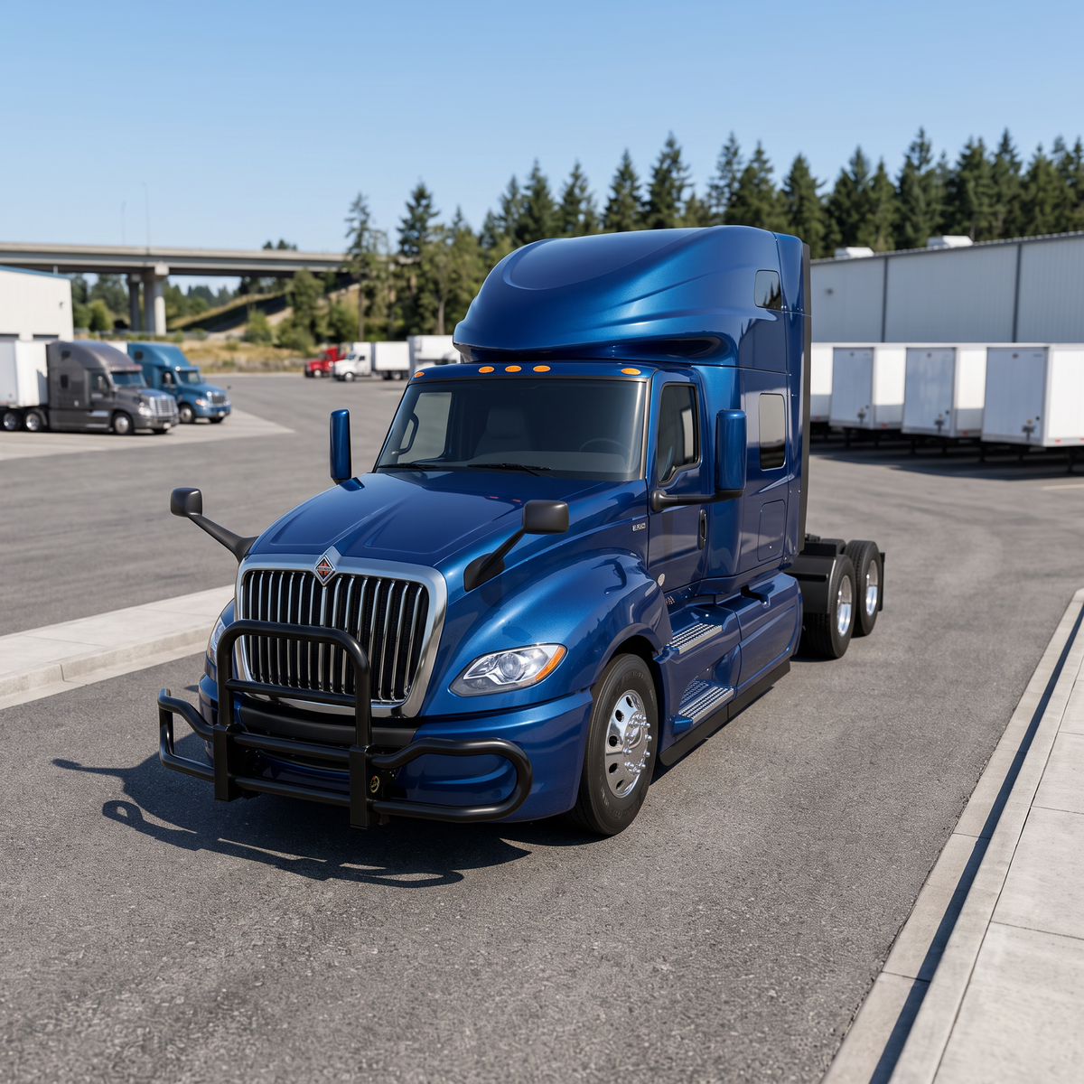 Kenworth T680 with black GOSS guard